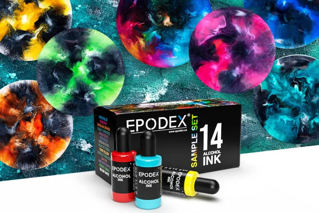 Alcohol inks epoxidharz set